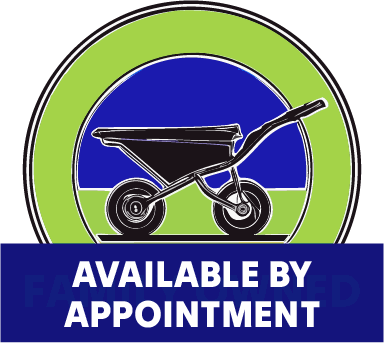 Available by Appointment badge