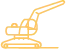 Excavator body icon